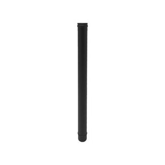 MonMobilierDesign TVNM Conduit simple paroi étanche polycombustible noir longueur 100 cm Ø100 - à l'unité - 1