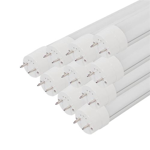 Tube Néon LED 120cm T8 36W (Pack de 10) - Blanc Froid 6000K - 8000K - SILAMP