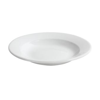 12 Assiettes En Porcelaine Blanche BANCA | Diamètre 20 Cm | Pour Desserts, Salades, Gâteaux | Lave-vaisselle | Fabriqué En Europe - 8