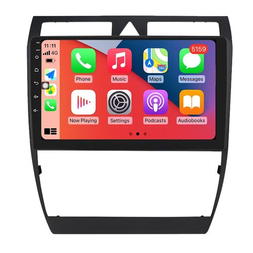 Autoradio Multimédia RoverOne 2Go RAM 32Go ROM GPS pour Audi A6 C5 1997 - 2004 CarPlay Android Auto