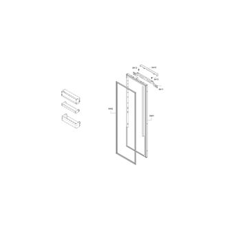 KI81RVFE0 - iQ300, Refrigerateur integrable, 177.5 x 56 cm, charnieres pantographes