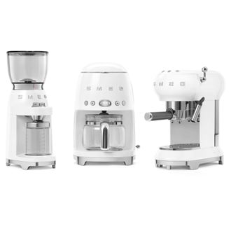 Moulin à café 130g 150w blanc Smeg CGF11WHEU