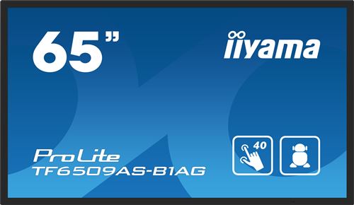 Iiyama Prolite Tf6539as-B1ag 65 Ecran Lcd Retro-Eclaire Par Led 4K Taille 4 Noir de Inmac Wstore - Image 3