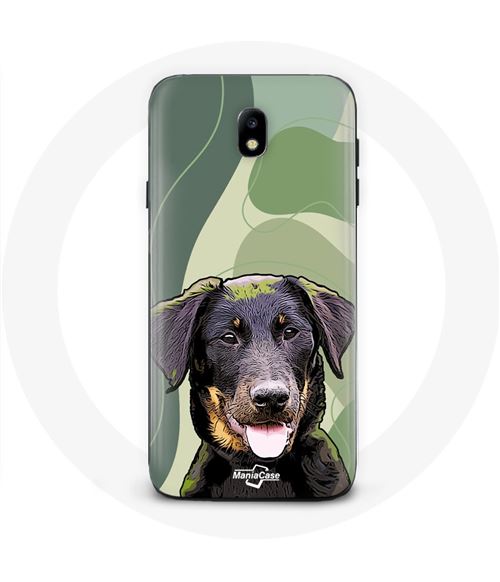 Coque Samsung Galaxy J3 2017 Beauceron Noir Race de chiens Maniacase