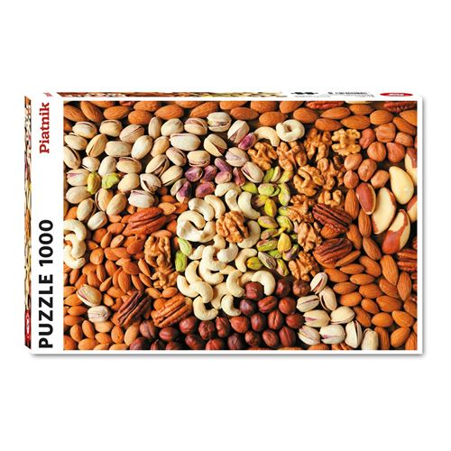 Puzzle 1000 pièces NOIX PIATNIK Carton Multicolore