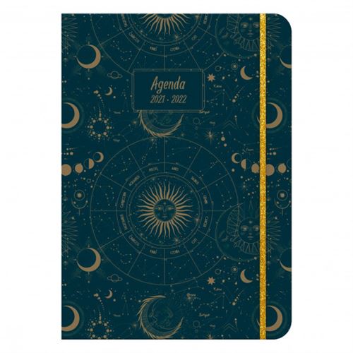 Agenda scolaire 2021/2022 Bouchut Astral Bleu 1 page par jour