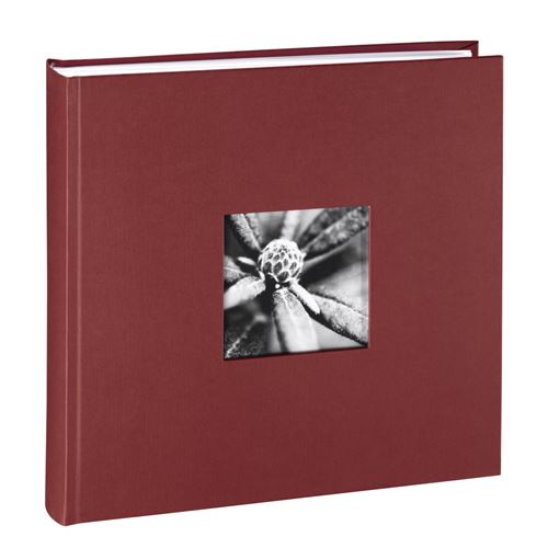 Album photo Jumbo Fine Art, 30 x 30 cm, 100 pages blanches, Bordeaux