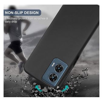 Topme Coque en Silicone pour Realme X50 5G / Realme X3 SuperZoom (6.57 inches), [ Etui Housse de Téléphone de Style Bord Doré] - Le Noir