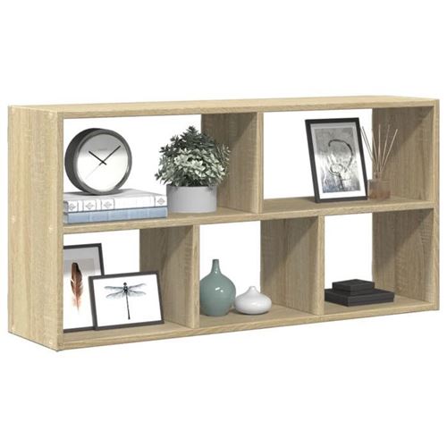 Non Communiqué Marron Vidaxl Étagère Murale Chêne Sonoma 100X25x50 Cm Bois D'ingénierie 853274 - Image 1