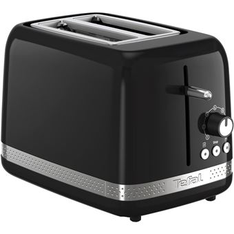 Grille-pain Noir 2 Fentes 850W 7 Niveaux - 1