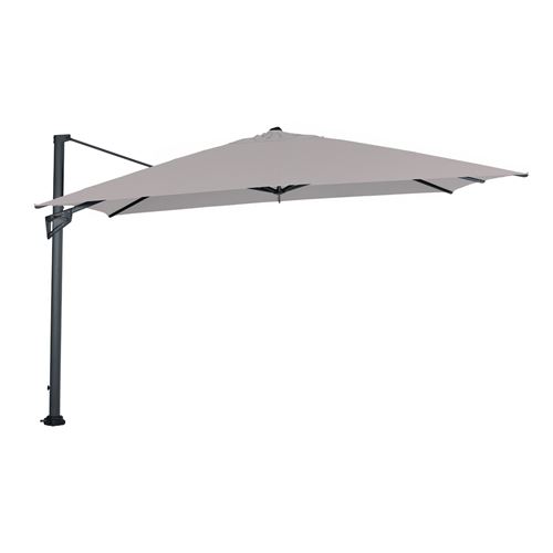 Parasol déporté Hawaii 400 x 400 noir charbon/ sable