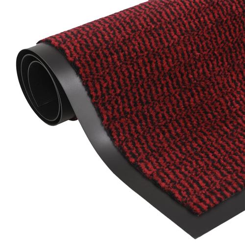 vidaXL Paillasson touffeté 60x180 cm Rouge