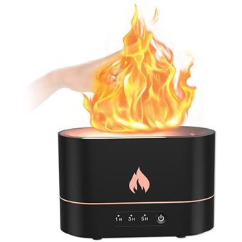 3€15 sur Humidificateurs Diffuseur d'aromathérapie Wafenso Flamme de  Simulation (17*8*11CM) - Noir - Humidificateur bébé - Achat & prix