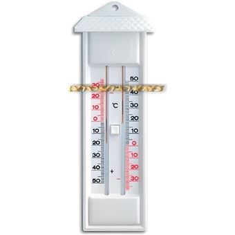 Thermomètre mini-maxi d'extérieur TFA blanc - 1