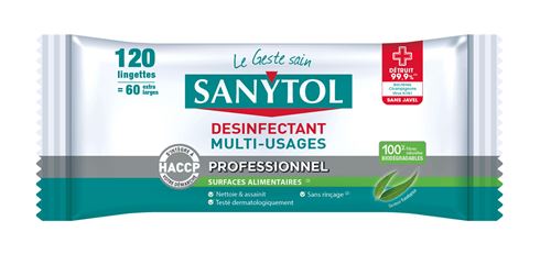Sanytol Désinfectant 120 Lingettes - Image 2