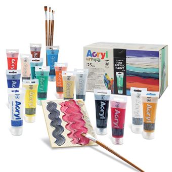 Coffret peinture acrylique - Pébéo Studio Acrylic 20 ml- 30 tubes - Autres  accessoires de dessin et peinture - Achat & prix