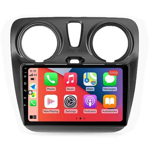 Autoradio RoverOne GPS Bluetooth CarPlay Android Auto 2Go RAM 32Go ROM pour Renault Dokker 2012 - 2020