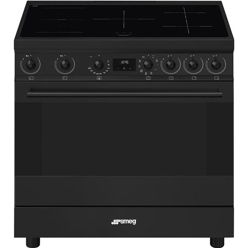 Smeg - Piano de cuisson - 90 cm - Induction - Noir - Image 3