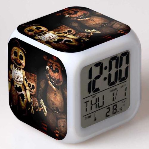 Réveil enfant LED Multifonctionnel Coloré - Five Nights at Freddy's #3