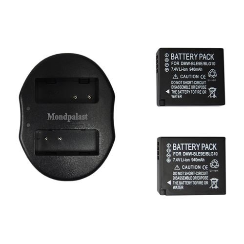 Batterie BLE9 + USB DUAL Charger for DMC-GF3