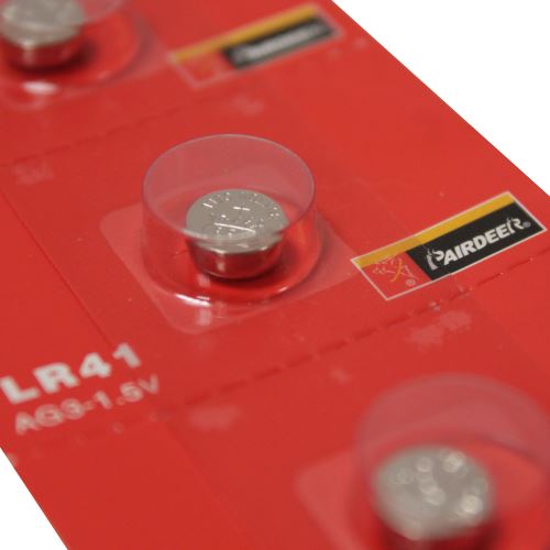 Pile de bouton LR41 AG3 1.5V pack de 5 unités - Piles - Achat & prix