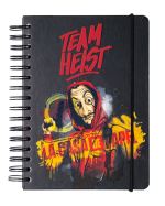 Carnet à spirales à couverture rigide A5 La Casa de Papel Team Heist