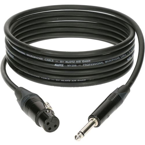 Klotz M1FP1N1000 câble micro Neutrik XLR/F 3 br - jack 2 br 10m