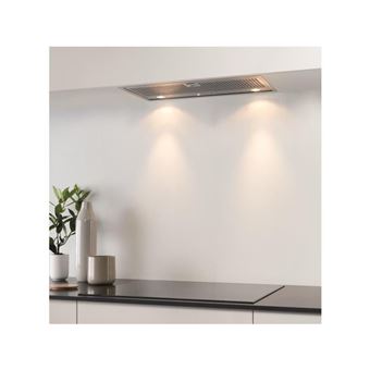 Novy D 828 - Hotte - groupe filtrant - Niche - largeur : 52.5 cm - profondeur : 27.5 cm - evacuation & recyclage - acier inoxydable