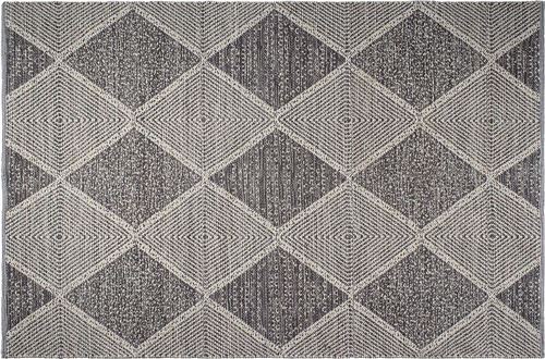 Fabhabitat - Tapis intérieur extérieur Hampton gris 90 x 60 cm