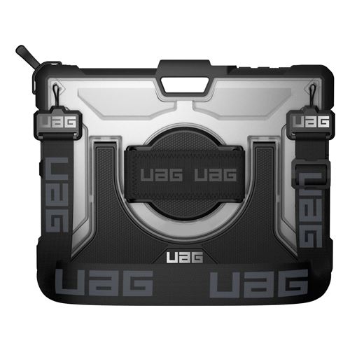 Coque pour Microsoft Surface Go 4  3  2 et 10.1 Béquille support Poignée Bandoulière UAG Transparent