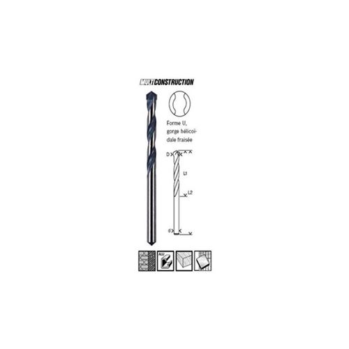 Bosch Foret Polyvalent Cyl-9 Multi Construction 8 X 80 X 120 Mm
