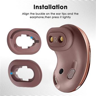 12 sur Manchons couteurs 2 Paires Pour Samsung Galaxy Buds