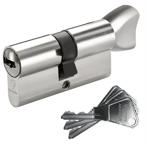 Vachette - Cylindre A Bouton V5 Barillet 30 X 30 Pour Serrure De Porte - Image 1