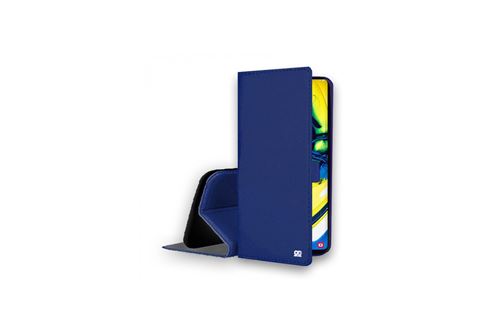 IBROZ Etui Folio Cover en Cuir bleu pour Samsung Galaxy A80
