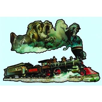 Horse of Iron 1000 pc Jigsaw Puzzle -Train theme- bySunsOut - 1