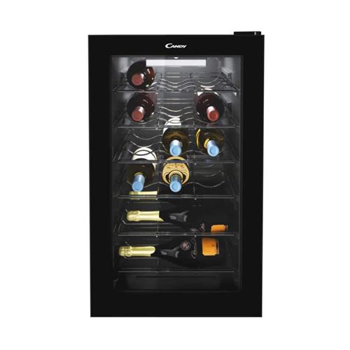 Cave a vin Candy 21 bouteilles CWC 021 MDH Noir Clayettes chromées