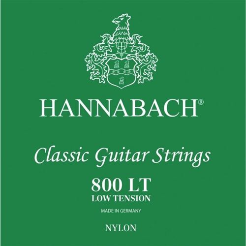 Hannabach 800LT - Cordes guitare classique - tension faible