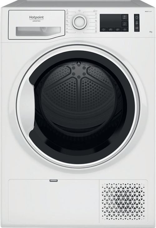 Hotpoint Ariston NT M11 91WK EU - Sèche-linge - largeur : 59.5 cm - profondeur : 65.5 cm - hauteur : 84.9 cm - chargement frontal - blanc/noir