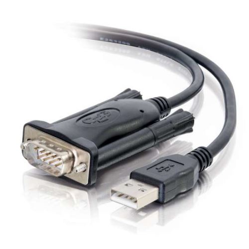 c2g 1.5m usb to db9 male serial rs232 cable