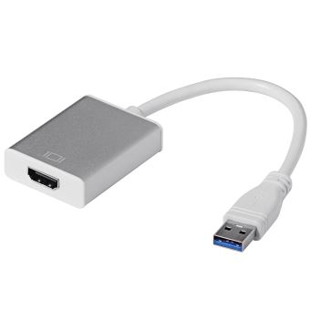 Cable Matters Adaptateur USB 3.0 vers HDMI Très Rapide (Adaptateur USB HDMI)  pour Windows jusqu'à 1440p en Noir : : Informatique