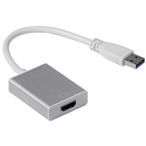 15% sur CABLING® Adaptateur USB 3.0 male vers HDMI femelle - convertisseur  ordinateur, pc portable USB vers écran télé, tv, hdtv, moniteur, projecteur  en HDMI (windows 7, windows 8, windows 10) 