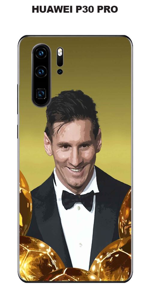 Coque Huawei P30 PRO design Messi le ballon d'or