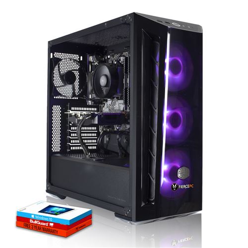 Fierce Explorer RGB/RVB PC Gamer - Vite 12 x 4.6GHz 12 AMD Ryzen 9 3900X, 512Go M.2 SSD, 16Go of 3000MHz DDR4 RAM / Mémoire, NVIDIA GeForce RTX 2080 Super 8Go, HDMI, USB3, Wi - Fi, Windows 10 installé 1137066
