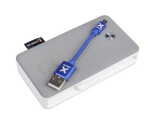 Xtorm Xb200u Power Bank Travel (6,000 Mah, 2 A Out, 2 X Usb, Micro Usb Câble) Anthracite/blanc