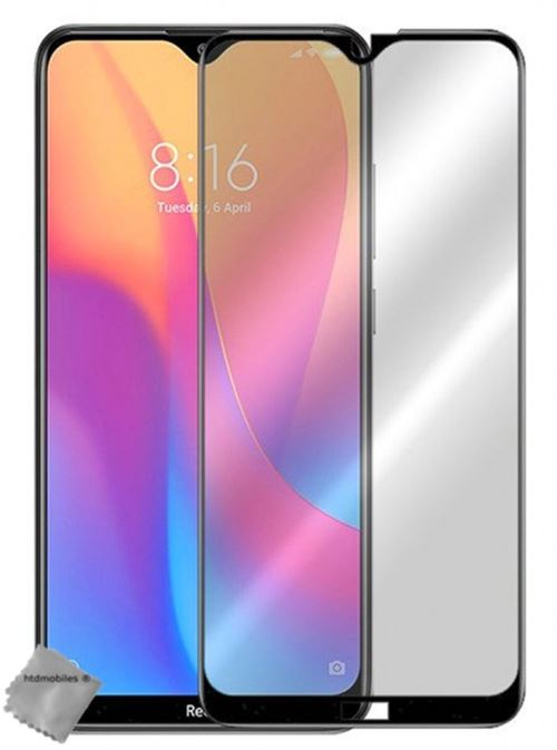 Film de protection verre trempe incurve integral pour Xiaomi Redmi 8 - NOIR