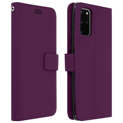 Housse pour Samsung Galaxy S20 Plus avec Porte carte Support Vidéo - violet
