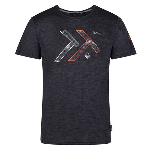 Regatta - T-shirt imprimé DREAD - Homme (2XL) (Gris foncé chiné) - UTRG4092