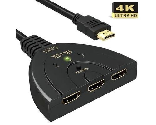 Switch HDMI 4k Splitter HDMI Matrix Commutateur 4 entrées 21sorties 4K 3D Tradrou HDMI Commutateur Séparateur Prend en Charge PIP Arc EDID SPDIF 3.5 mm avec télécommande Infrarouge pour 