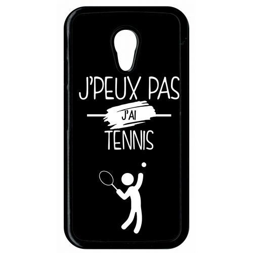 Coque motorola moto g2 j peux pas j ai tennis 2