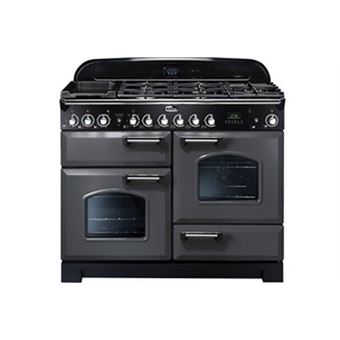 Piano  de cuisson  FALCON  gamme  CLASSIC DELUXE Mixte 110cm : Table 5 Gaz + 2 foyers vitrocéramique, 2 fours à chaleur tournante et 1 four gril avec tiroir de pousse